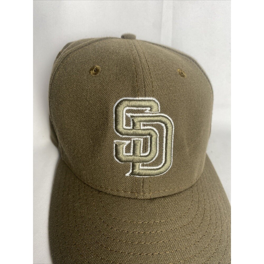 Men's New Era MLB San Diego Padres Men's Sz 7 1/8 Fitted  Official On-Field